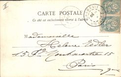 CPA Chamonix Chemin de fer electrique pont ste Marie 