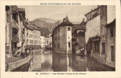 CPA Sites Pittoresques de Savoie Annecy Les Vieilles Prisons et les Canaux 