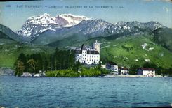 CPA Lac d'Annecy Chateau de Duingt et la Tournette 