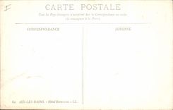 CPA Aix les Bains Hotel Bernascon 