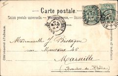 CPA Viaduc de Sainte Marie et le Mont Blanc 