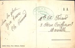 CPA Chamonix La Mer de Glace et la Chaine des Aiguilles Rouges 