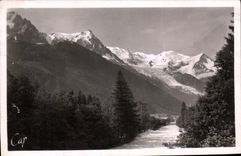 CPA Chamonix Mont Blanc L'Arve et le Mont Blanc 