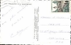 CPA Chamonix et le Mont Blanc 