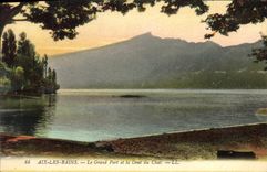 CPA Aix les Bains Le Grand Port et la Dent du Chat 