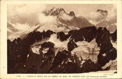 CPA L'Aiguille verte vue du sommet du buet au priemier plan les Aiguilles Rouges 