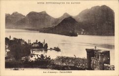 CPA Sites Pittoresques de Savoie Lac d'Annecy Talloires 