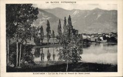 CPA La Savoie Pittoresque Saint Bon Le Lac du Praz et Massif du Mont Jovet 