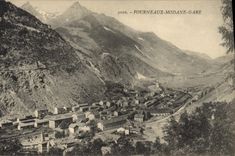 CPA Fourneaux Modane Gare 