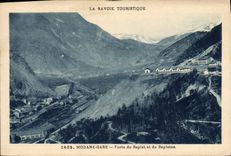 CPA La Savoie Touristique Modane Gare Forts du Replat et du Replaton 