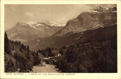 CPA Servoz L'Arve et les Aiguilles de Varens 