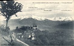 CPA Saint Pierre d'Albigny Savoie Chateau Miolans Tunnel et Grotte des Echelles Village de St Christ