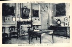 CPA Les Charmettes Le Salon de J J Rousseau 