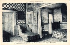 CPA La Savoie Les Charmettes La Chambre a coucher de J J Rousseau 