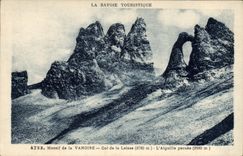 CPA La Savoie Touristique Massif de la Vanoise Col de la Leisse L'Aiguille percee 