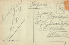 CPA Servoz Gorges de la Diosaz Le Pont du Soufflet 