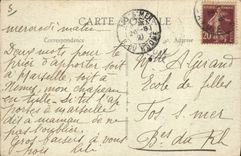 CPA Massif du Mont Blanc Chamonix Vue du Glacier des Bossons et l'Aiguille du Midi 