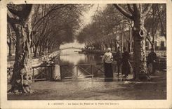 CPA Annecy Le Canal du Vasse et le Pont des Amours 