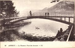 CPA Annecy Le Nouveau Pont des Amours 
