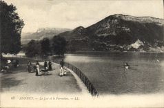 CPA Annecy Le Lac et le Parmelan 