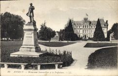 CPA Annecy Monument Sommeillier et la Prefecture 