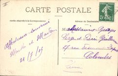 CPA Chamonix et les Aiguilles G Tairraz Geneve 