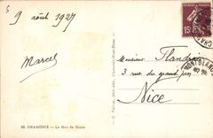 CPA Chamonix La Mer de Glace 