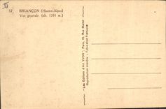 CPA Briancon Hautes Alpes Vue generale 