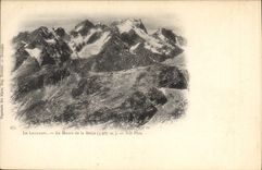 CPA Le Lautaret Le Massif de la Meije 