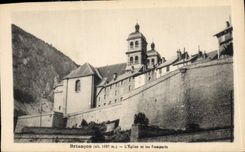 CPA Briancon L'Eglise et les Remparts 