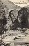 CPA Les Alpes Briancon Le Pont d'Asfeld au dessaus de la Durance 