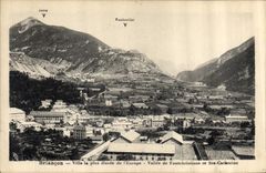 CPA Briancon Ville la plus elevee de l'Europe Vallee de Fontchristiane et Ste Catherine 