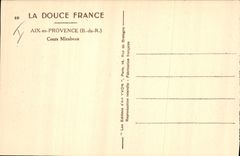 CPA Aix en Provence B du R Cours Mirabeau 
