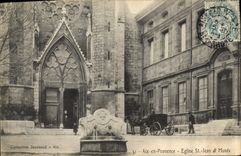 CPA Aix en Provence Eglise St Jean et Musee 