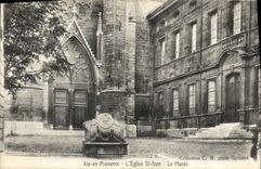 CPA Aix en Provence L'Eglise St Jean Le Musee 
