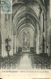 CPA Aix en Provence Interieur de l'Eglise de St Jean de Malte 