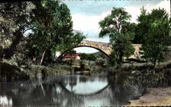 CPA Environs d'Aix en Provence Le Pont des Trois Sautets 