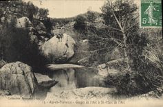 CPA Aix en Provence Gorges de l'Arc a St Marc de l'Arc 