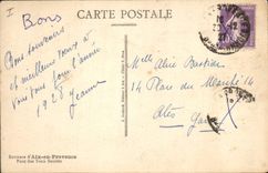 CPA Environs d'Aix en Provence Pont des Trios Sautets 