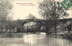 CPA Environs d'Aix en Provence Le Pont des Trois Sautets 