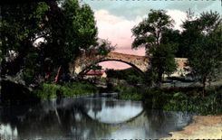 CPA Environs d'Aix en Provence Le Pont des Trois Sautets 