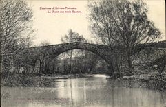 CPA Environs d'Aix en Provence Le Pont des Trois Sautets 