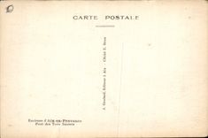 CPA Environs d'Aix en Provence Pont des Trois Sautets 