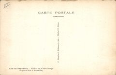 CPA Aix en Provence Viaduc du Coton Rouge Ligne d'Aix a Marseille 