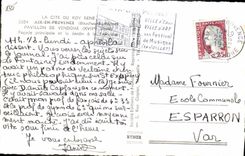 CPA Aix en Provence Bouches du Rhone Pavillon de Vendome Facade principale et le Jardin a le Francai