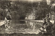 CPA Aix en Provence Parc du Chateau de Lanfant Le Bassin 