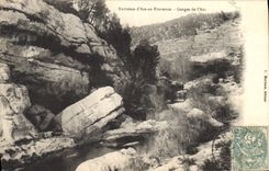 CPA Environs d'Aix en Provence Gorges de l'Arc 