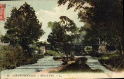 CPA Aix en Provence Bords de l'Arc 