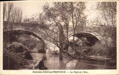CPA Environs d'Aix en Provence Le Pont de l'Arc 