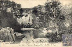 CPA Aix en Provence Gorges de l'Arc a St Marc de l'Arc 